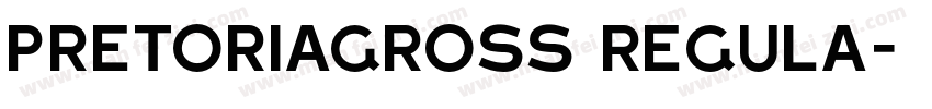 PretoriaGross Regula字体转换
